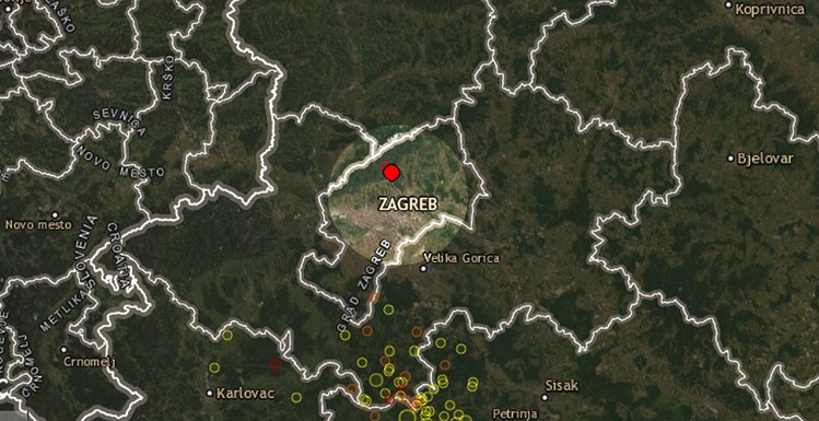 Novi zemljotres u Hrvatskoj uznemirio građane